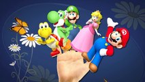 Finger Family Rhymes Super Mario Cartoons Games | Super Mario Finger Family Children Nursery Rhymes