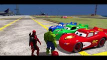 Hulk Deadpool Ironman Meets Lightning Mcqueen Disney Cars ( Songs for Children with Action )