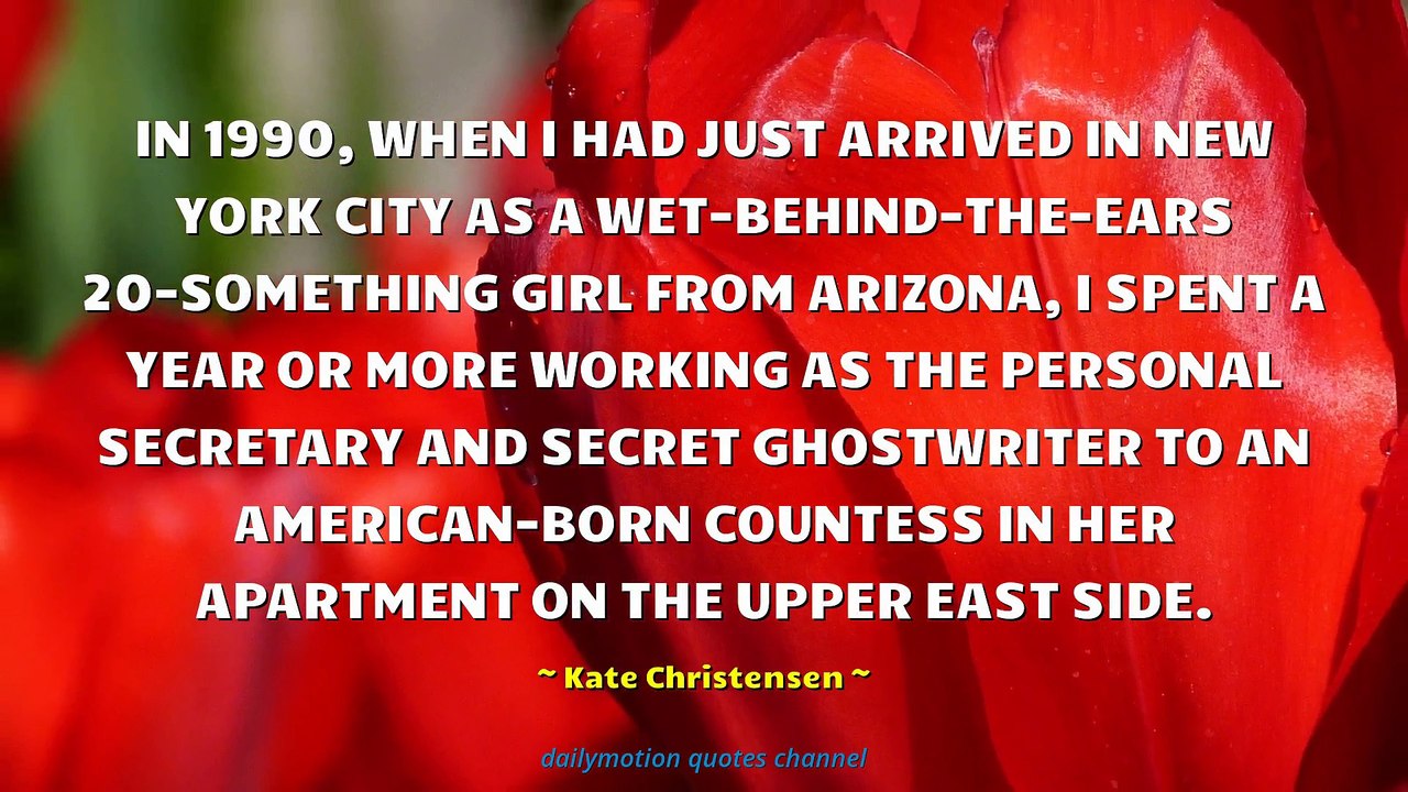 Kate Christensen Quotes #3