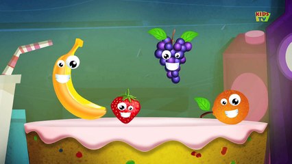 Kids TV Nursery Rhymes - Five Little Fruits Nursery Rhyme Song For Kids-lJvT9CbIXRc