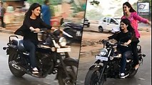 Shivangi Joshi Riding BIKE On Mumbai Roads | Full VIDEO
