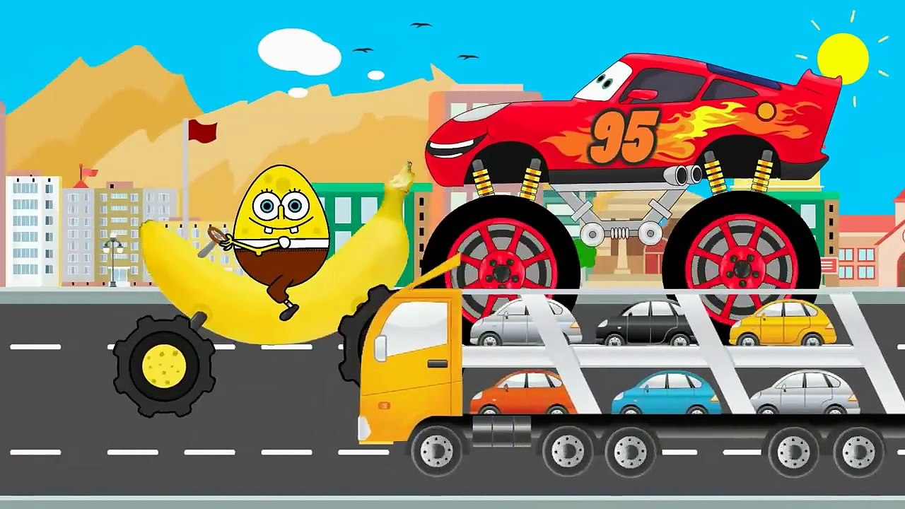 Learn Colors with Lightning McQUEEN Cars Cartoon for Kids Surprise Eggs Videos for Children