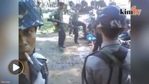 Polis Myanmar terajang muka, belasah penduduk Rohingya
