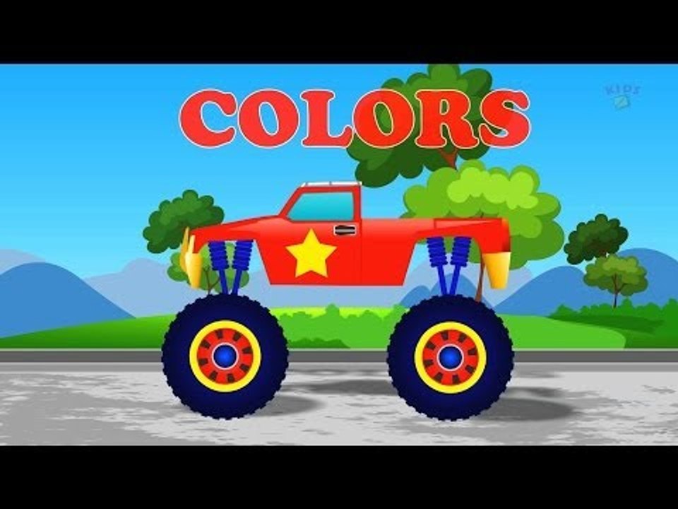 Kids channel Monster Truck Colors video Dailymotion