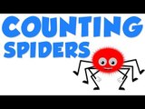 Counting Spiders | Learn to count numbers from 1 to 15