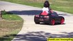 Fisher-Price Power Wheels Ride-On Car. 6 Volts Corvette Stingray C7 Drive   Trampoline Jump Pla