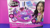 Cra-Z-Art Shimmer n Sparkle Ultimate Body Art & Gem Sticker Studio! DIY Sparkle Gem Stickers! Fun