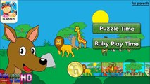 Animal Puzzles for Kids - Toddlers Learn Animals - Learning video for Kids