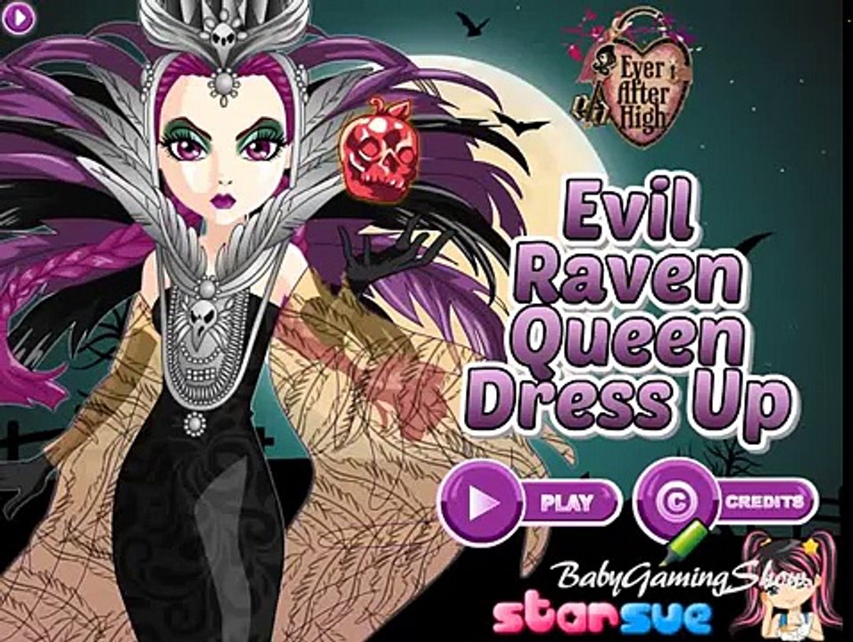 Baby Games For Kids - Ever After High Evil Raven Queen