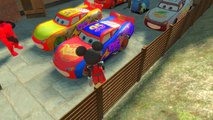 HULK & Mickey Mouse FUN & Batman & Custom Lightning McQueen CARS Colors!   Children Songs & Rhymes