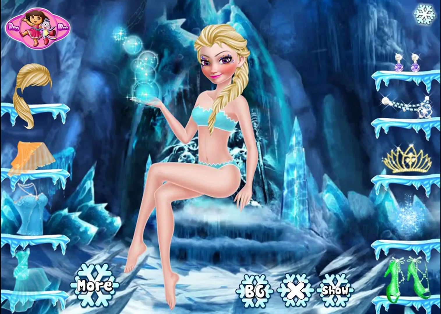 ⁣NEW Игры для детей—Disney Эльза одевалки Холодное сердце—Мультик Онлайн видео игры для девочек