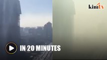 Moving smog gives glimpse of Beijing's pollution problem