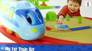 CHOO-CHOO Train Toy Locomotive - Unpacking Videos for kids - Train Set Unboxing & Toy Tractor Truck