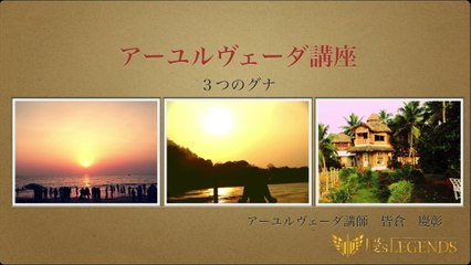 『一家に一人』アーユルヴェーダ9トリグナとは（３つのグナ）　マインド・精神　