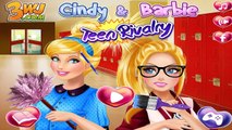 Cindy And Barbie Teen Rivalry - Disney Princess Cinderella and Barbie - Best Games For Girls