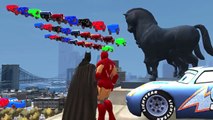 Человек паук и Халк - Мультик про машинки - Бэтмен и Железный Человек и Молния МакКуин
