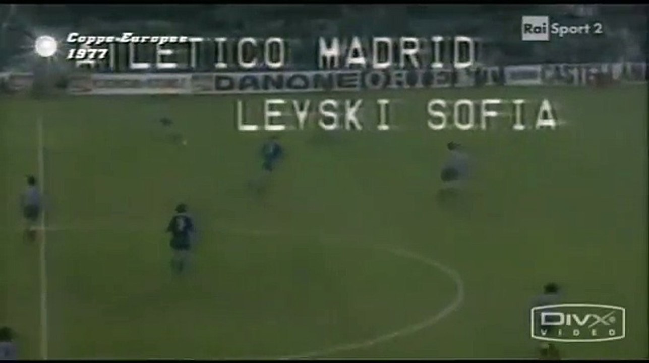 16.03.1977 - 1976-1977 UEFA Cup Winners' Cup Quarter Final 2nd Leg Atletico Madrid 2-0 Levski Spartak