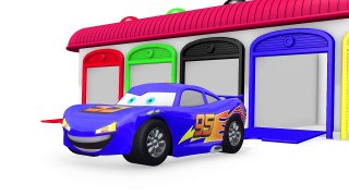 Learn Colors with Disney Cars Lightning McQueen for Children - Leaning Video for Kids