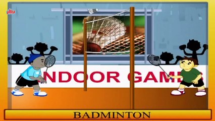 Learn About Indoor Games - Preschool Learning For Kids - Educational Video For Children