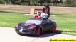 Fisher-Price Power Wheels Ride-On Car. 6 Volts Corvette Stingray C7 Drive   Trampoline Jump Pl