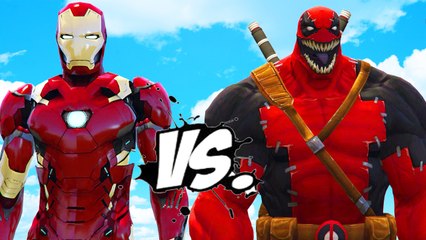 IRON MAN VS VENOMPOOL - EPIC BATTLE