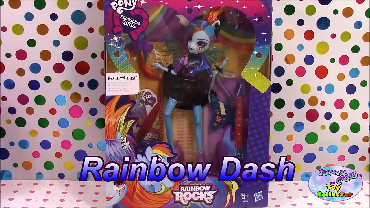 MY LITTLE PONY Rainbow Dash Rockin Hairstyle Doll - Surprise Egg and Toy Collector SETC