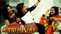 Abhinay Berde, Aarya Ambekar's Candid RAPID FIRE | Ti Saddhya Kay Karte | Marathi Movie 2017