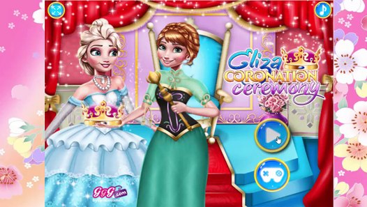 Queen Elsa Coronation ceremony - Disney Princess Cartoon 