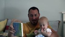 Baby Micah Laughing Hysterically at Books Dropping
