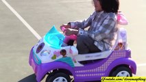 Pink Power Wheels! Pink Ride-On Cars. Disney Doc McStuffins and Corvette Stingray Playtime-_ROHecbvA