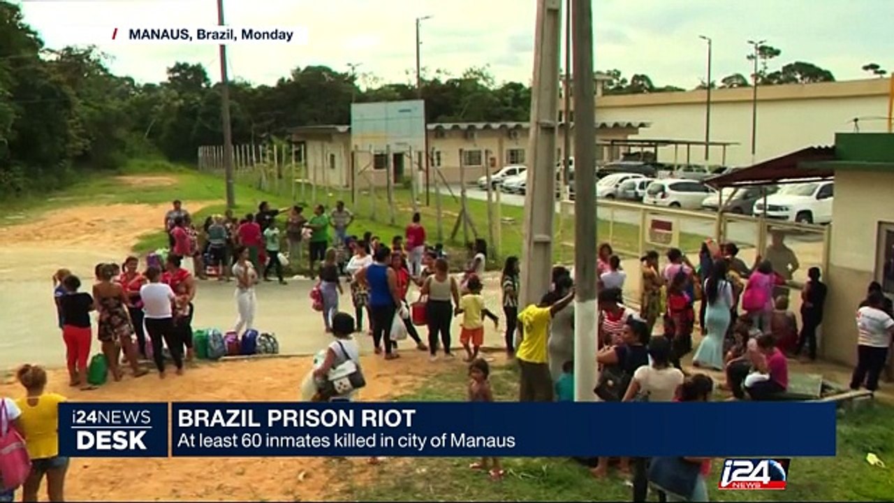 Brazil prison riot : at least 60 inmates killed in city of Manaus