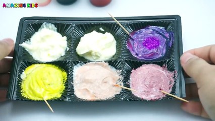 How To Make Glitter Frozen Paint For Kids, Learn Colors for Children, Toddlers and Preschool