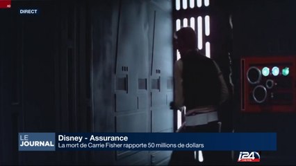 La mort de Carrie Fisher rapporte 50 millions de dollars