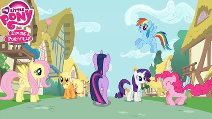 My Little Pony Explore Ponyville - Rainbow Dash Sonic Rainboom - Game for Kids