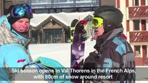 Ski season opens in Val Thorens