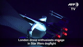 Star Wars drones dogfight in London