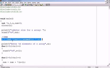 C Programming Advanced Tutorial - 15 - C Dynamic Memory Allocation using Po