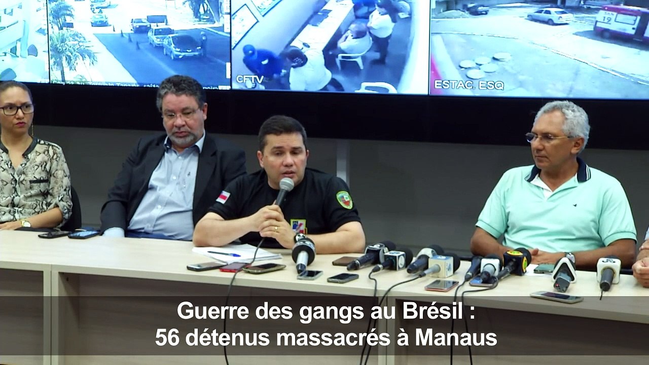 Guerre des gangs au Brésil: 56 détenus massacrés à Manaus