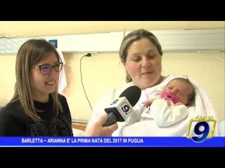Barletta |  Arianna è la prima nata del 2017 in Puglia