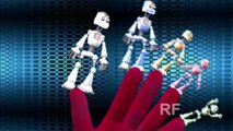 Robot Cartoon Finger Family Rhymes For Children | Finger Family Nursery Rhymes for Babies