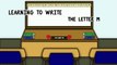 Write the Letter M - ABC Writing for Kids - Alphabet Handwriting by 123ABCtv