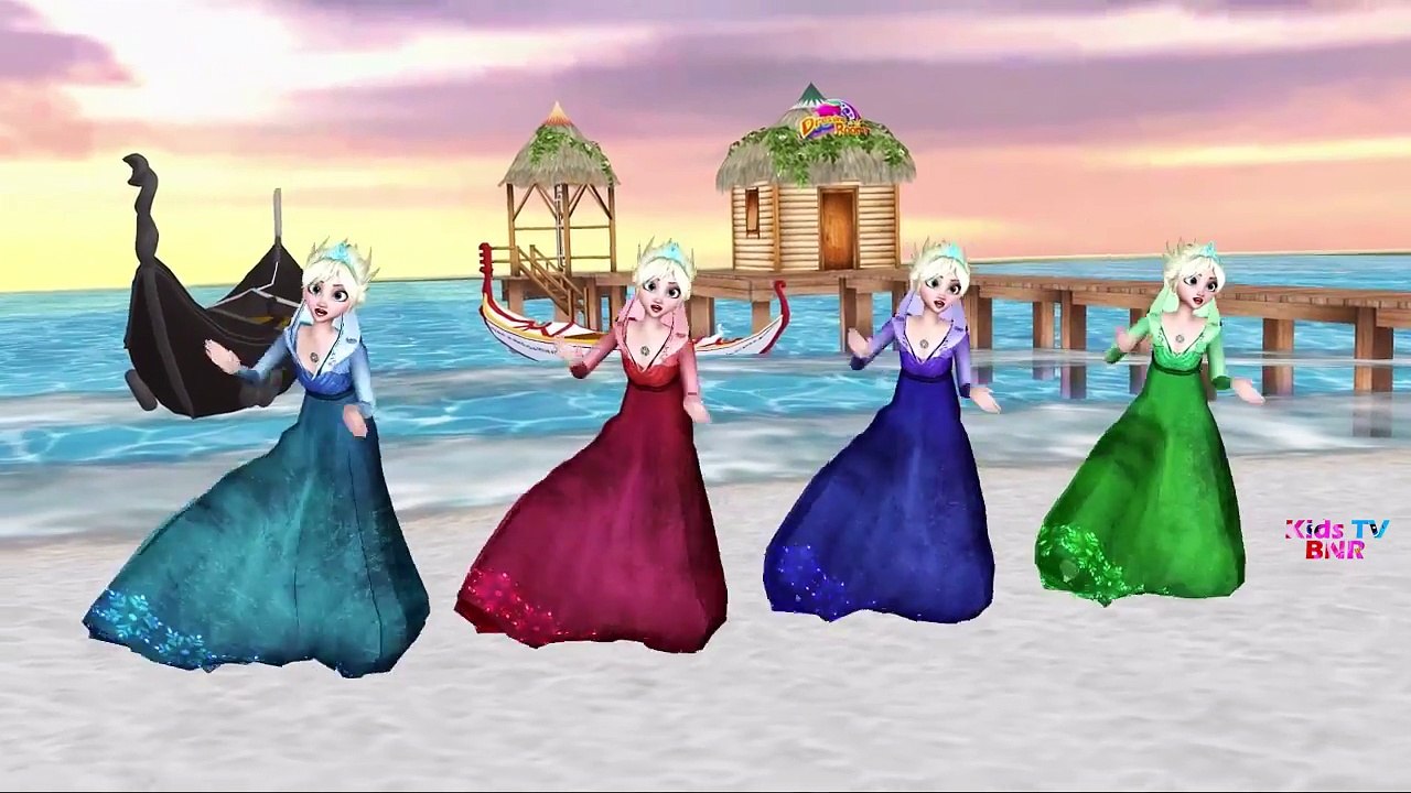 Little Frozen Anna, Elsa, Hans, Kirstoff Every Go Round The Mullberry Nursery Rhymes For Children