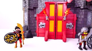 Minecraft Castle - BAD DRAGON Mountain! LEGO Toy Story. Videos for Kids. Children's Toy Castle