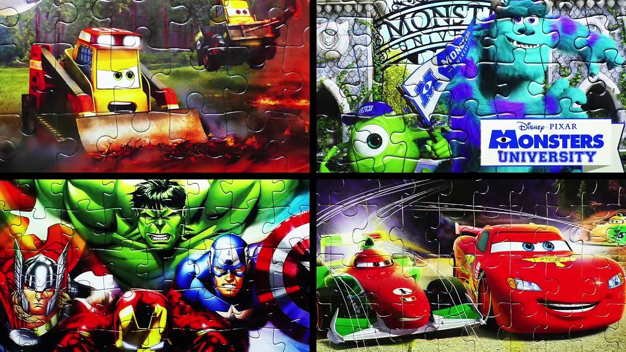 Disney PIXAR CARS Puzzle Games Rompecabezas de Cars 2 Kids Learning Toys Puzzles Game