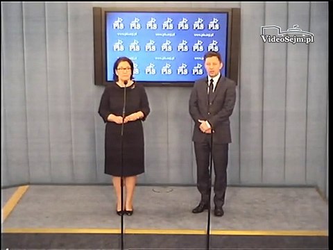 Poseł Michał Dworczyk - konferencja z 15 grudnia 2016 r.