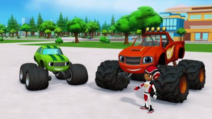 Blaze et les Monster Machines | Le grand looping | NICKELODEON JUNIOR