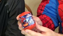 VENOM vs CATWOMAN vs SPIDERMAN Fruit Loops Breakfast Cereal Challenge Superhero Kids in Real Life-TRgu_g7Lvbw