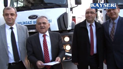 MELİKGAZİ BELEDİYESİ, ARAÇ PARKINI GENİŞLETTİ