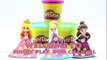 Play-Doh: Disney Princess Dolls cinderella aurora bella