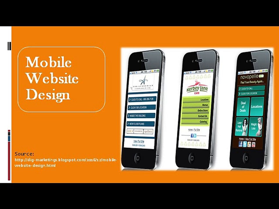 Mobile Website Design
